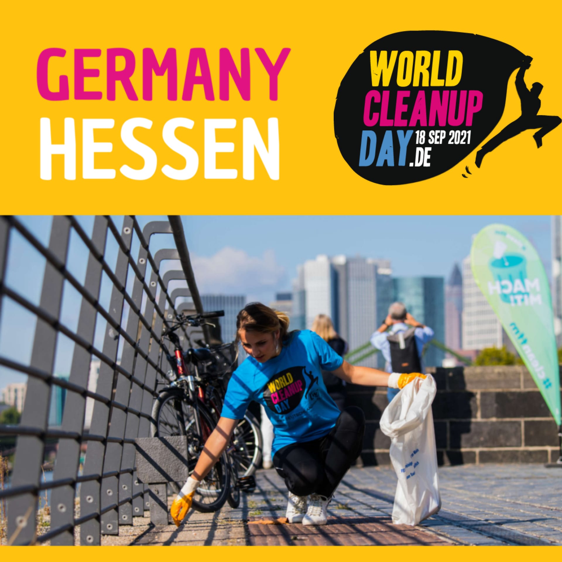 Höchst/Unterliederbach macht mit am World Cleanup Day (Hessen)