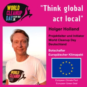EU Klimapakt Botschafter und Initiator WCD Deutschland Holegr Holland