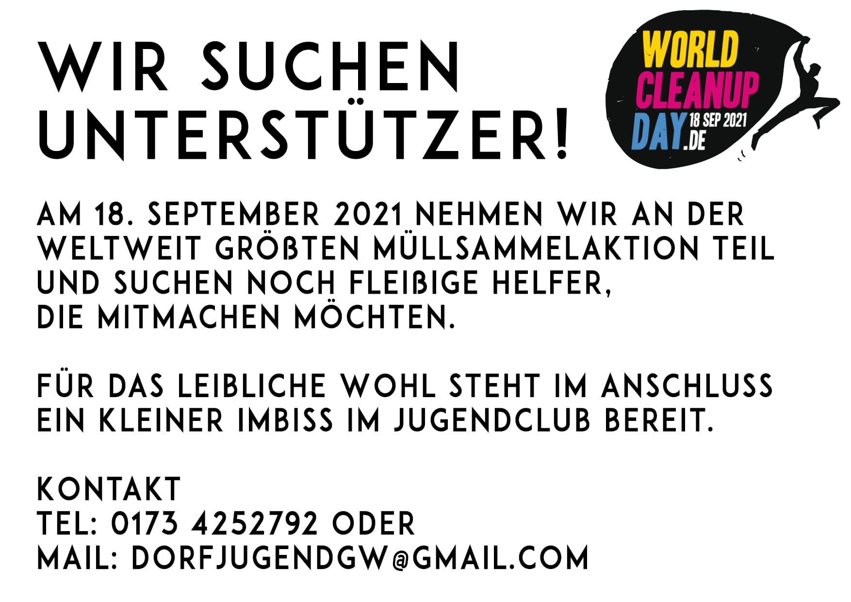 Wir halten unser Dorf sauber! Grünewalde - (Brandenburg)