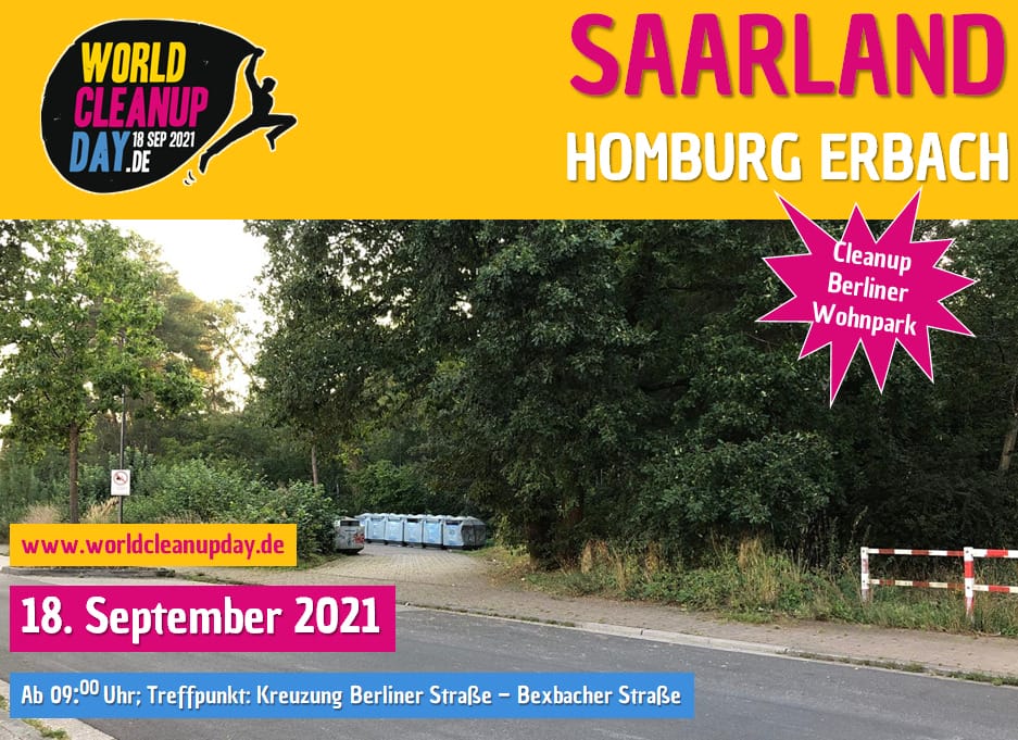World Cleanup Day in Homburg Erbach (Saarland)