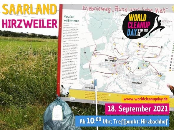 World Cleanup Day in Hirzweiler (Saarland)