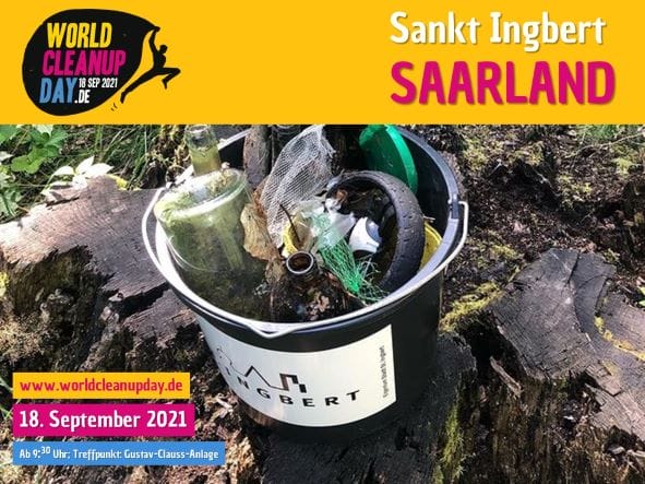 World Cleanup Day in St. Ingbert (Saarland)