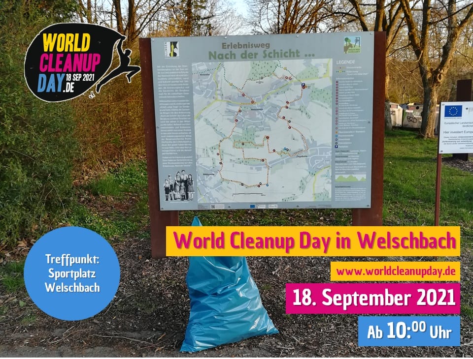 World Cleanup Day in Welschbach (Saarland)