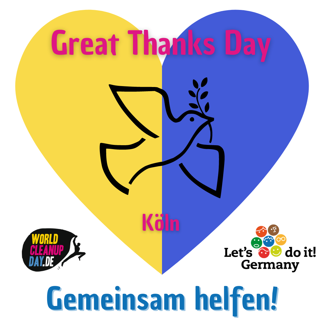 #GreatThanksDay – Ukrainian Refugees say „Thank you“ to Köln (Nordrhein-Westfalen)